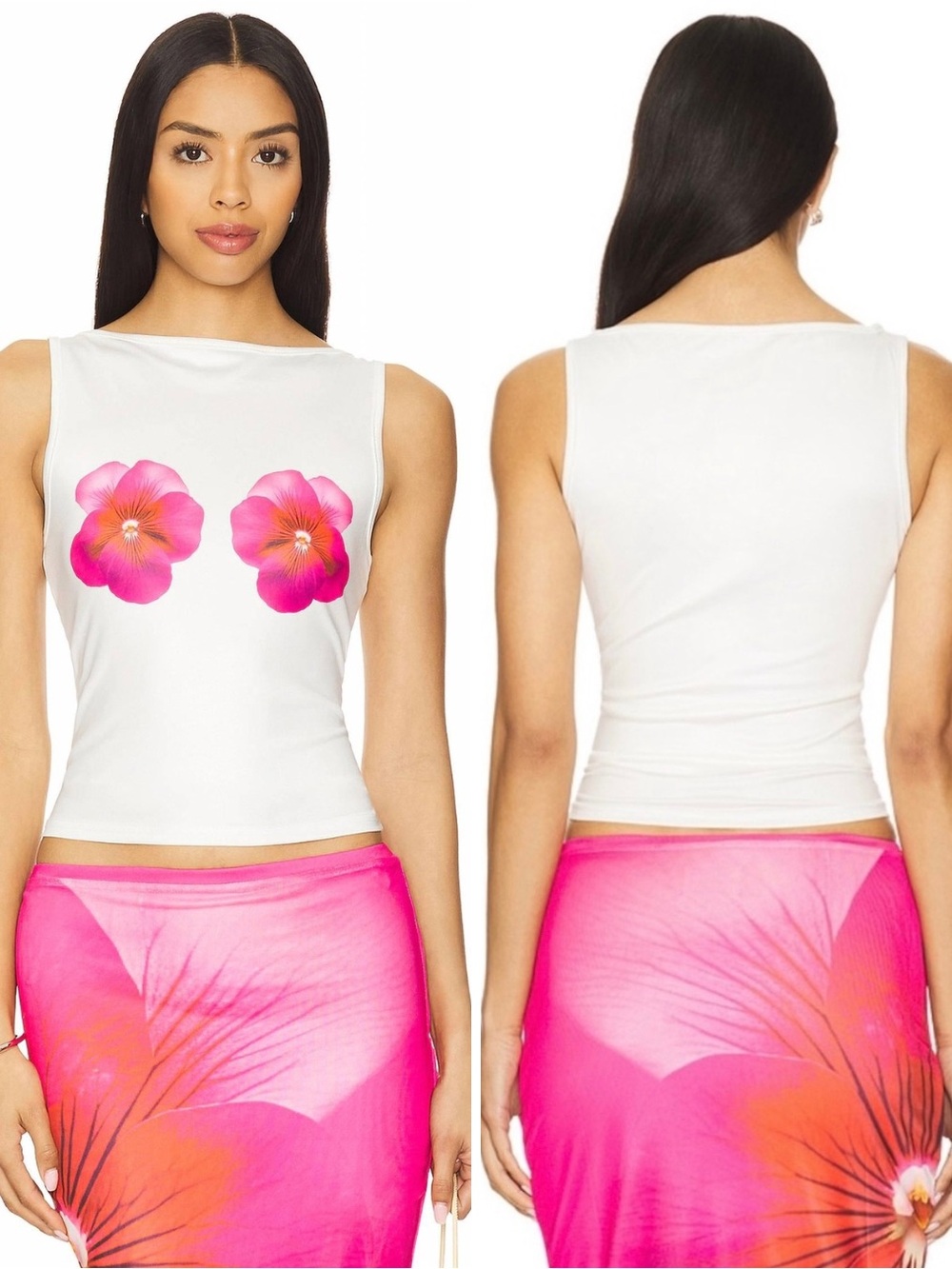 Runaway The Label x Revolve Primrose Top in Pink Flower